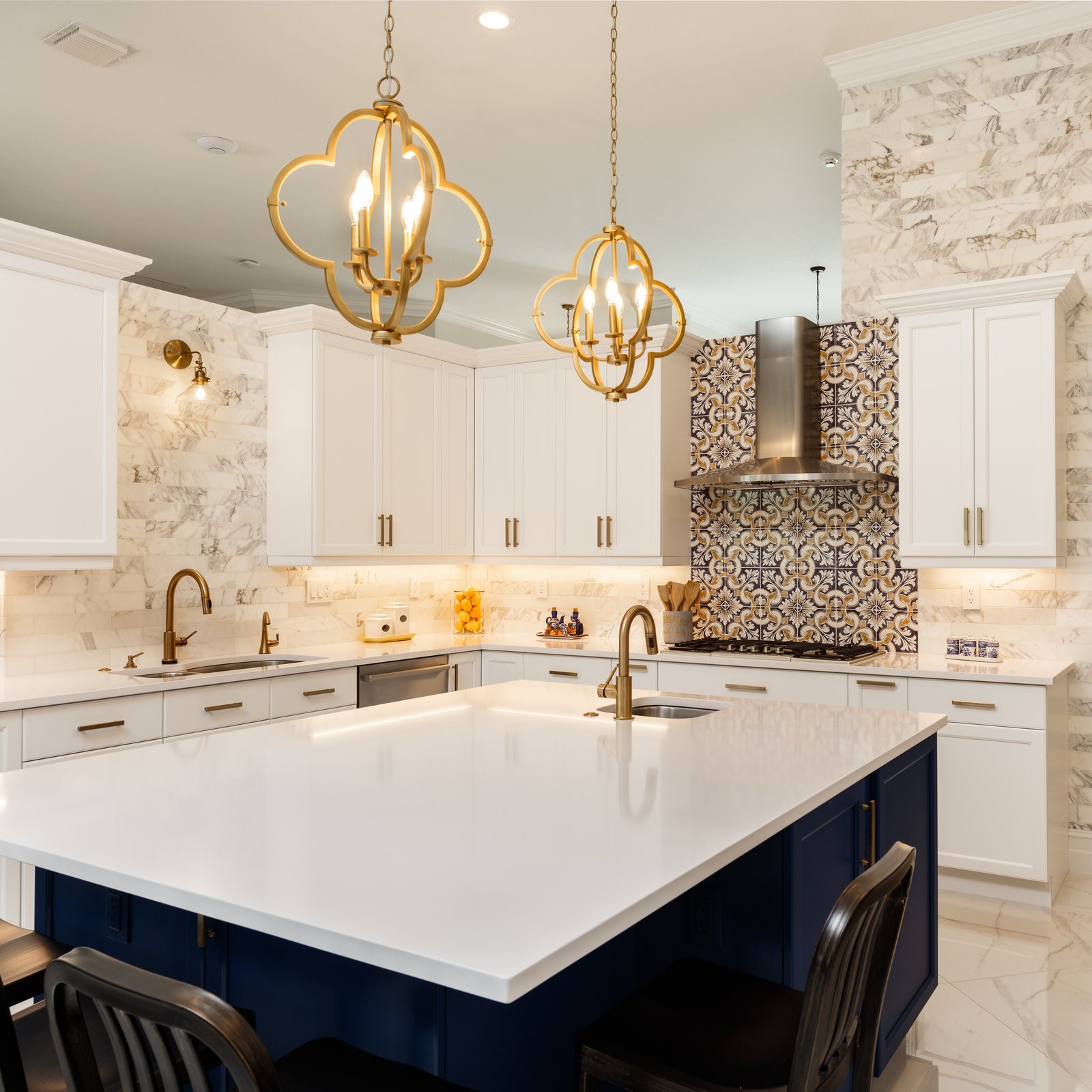Brighton + Kitchen stainless steel appliances by Reschka Design Build