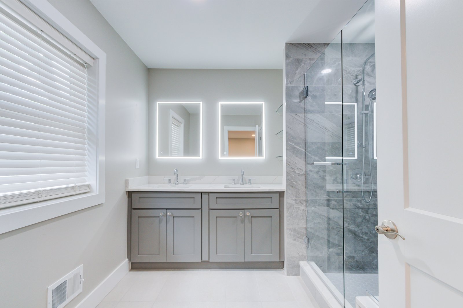 Hazelhurst + Remodel primary bathroom vanity by Reschka Design Build